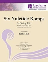 SIX YULETIDE ROMPS 2 VLN/VLA/CELLO cover